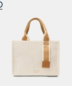 Small Medium Tote Bag Square Form Webbing Strap