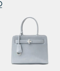 Medium handbag with charm and buckle decoration