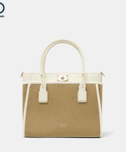 Large Tote Handbag Decorative Lock