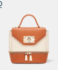 Decorative Pull Lock Coordinate Lid Backpack